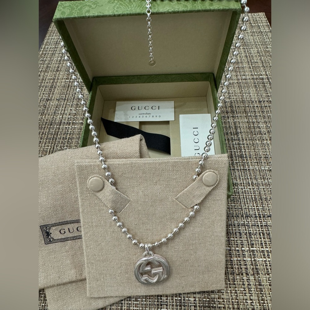 Gucci Sterling Silver Necklace - Picture 4 of 9